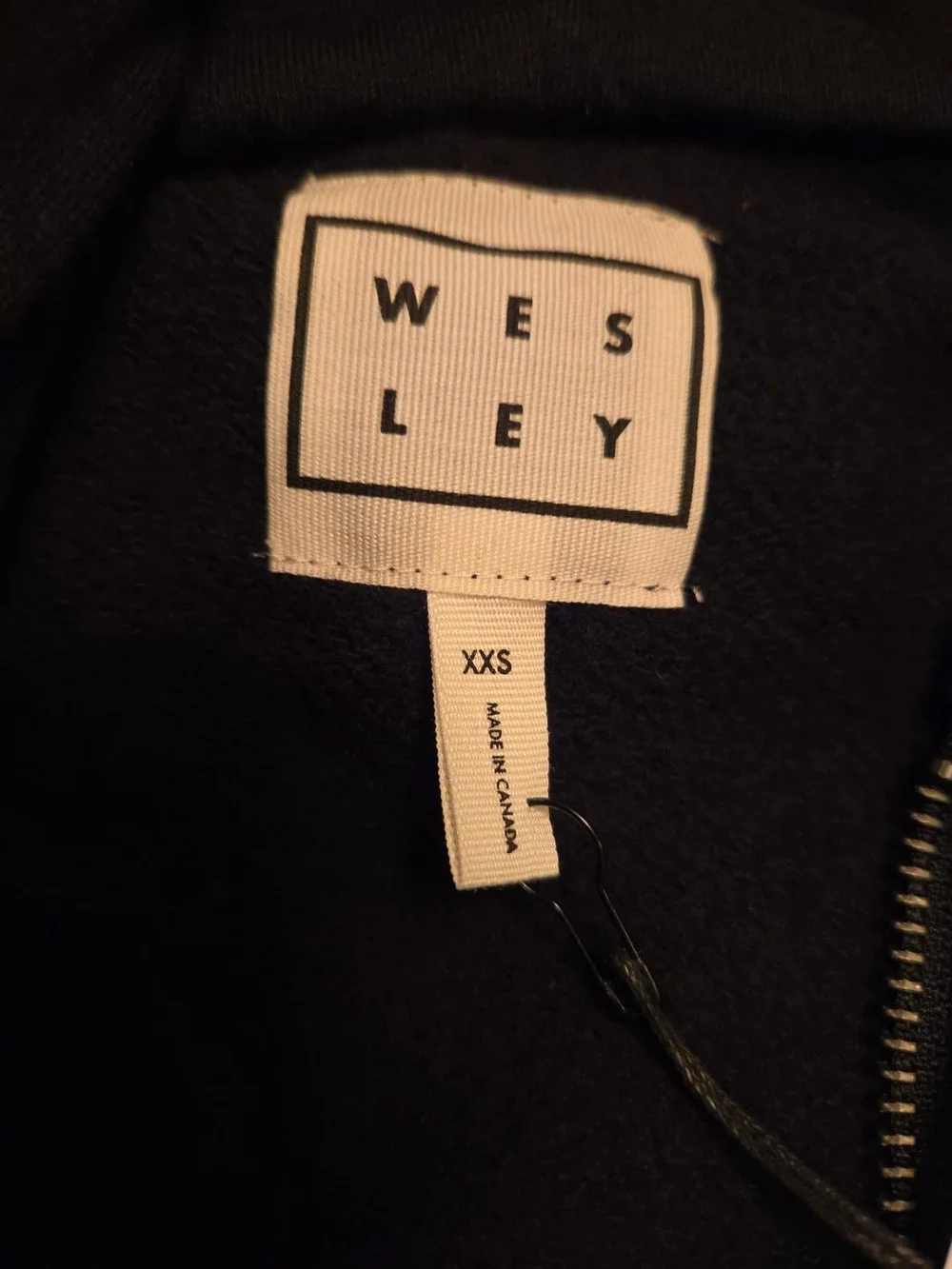 WESLEY Fordham Tracksuit Set Zip Hoodie & Sweatpants XXS NWT/NWOT